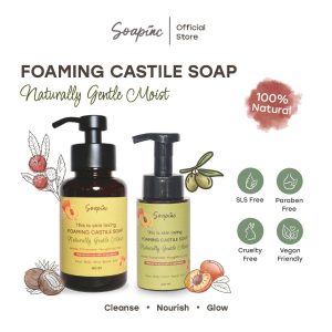 [Soapinc] Foaming Liquid Castile Soap 100% Natural Sabun Cair Alami Untuk Kulit Sensitif
