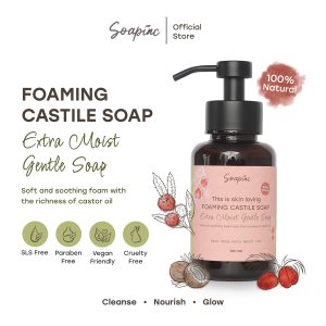 [Soapinc] Foaming Liquid Castile Soap 100% Natural 380 ml Sabun Cair Alami Untuk Kulit Sensitif
