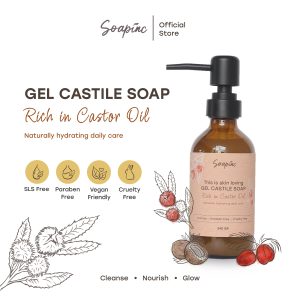 Hydrating Castile Soap Made With Natural Ingredients 240 ml