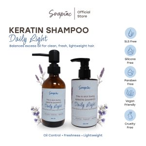 Soapinc Conditioning Shampoo 240ml | Shampoo Natural Rambut Rontok, Kulit Kepala Sensitif, Rambut Kering & Berkilau